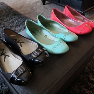 3 pairs of flats
